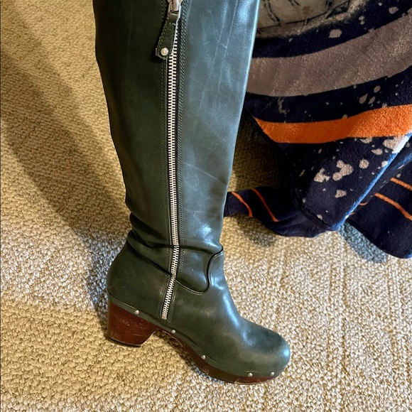 RARE…Rockport Adiprene by Adidas genuine leather green boots - Picture 10 of 12